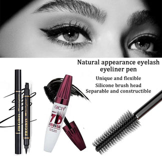 🔥 LAST DAY PROMOTION - Professional Long-Lasting Curling Mascara & Eyelash Kit