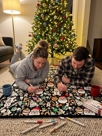 Christmas Coloring Blanket