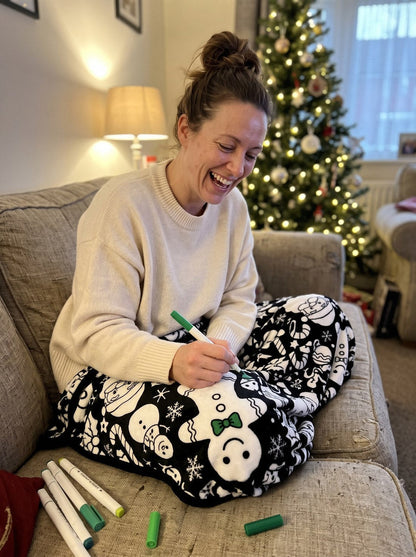 Christmas Coloring Blanket