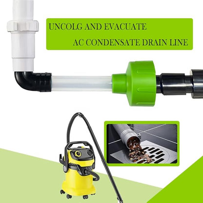 Drain Tool AC Drain Line Unclogger Vacuum Attachment