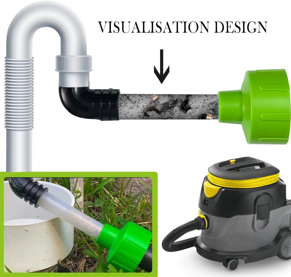 Drain Tool AC Drain Line Unclogger Vacuum Attachment