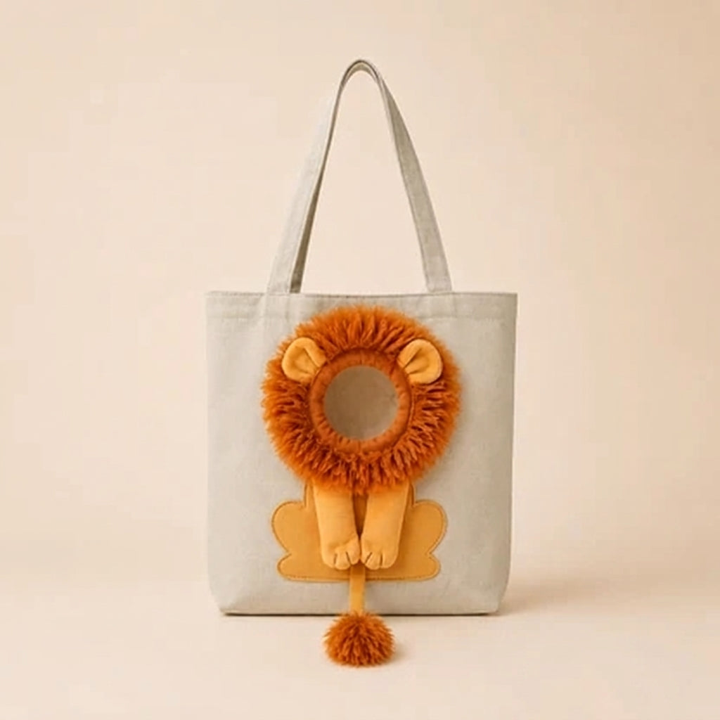 Lion Shaped Cat Carrier Bag