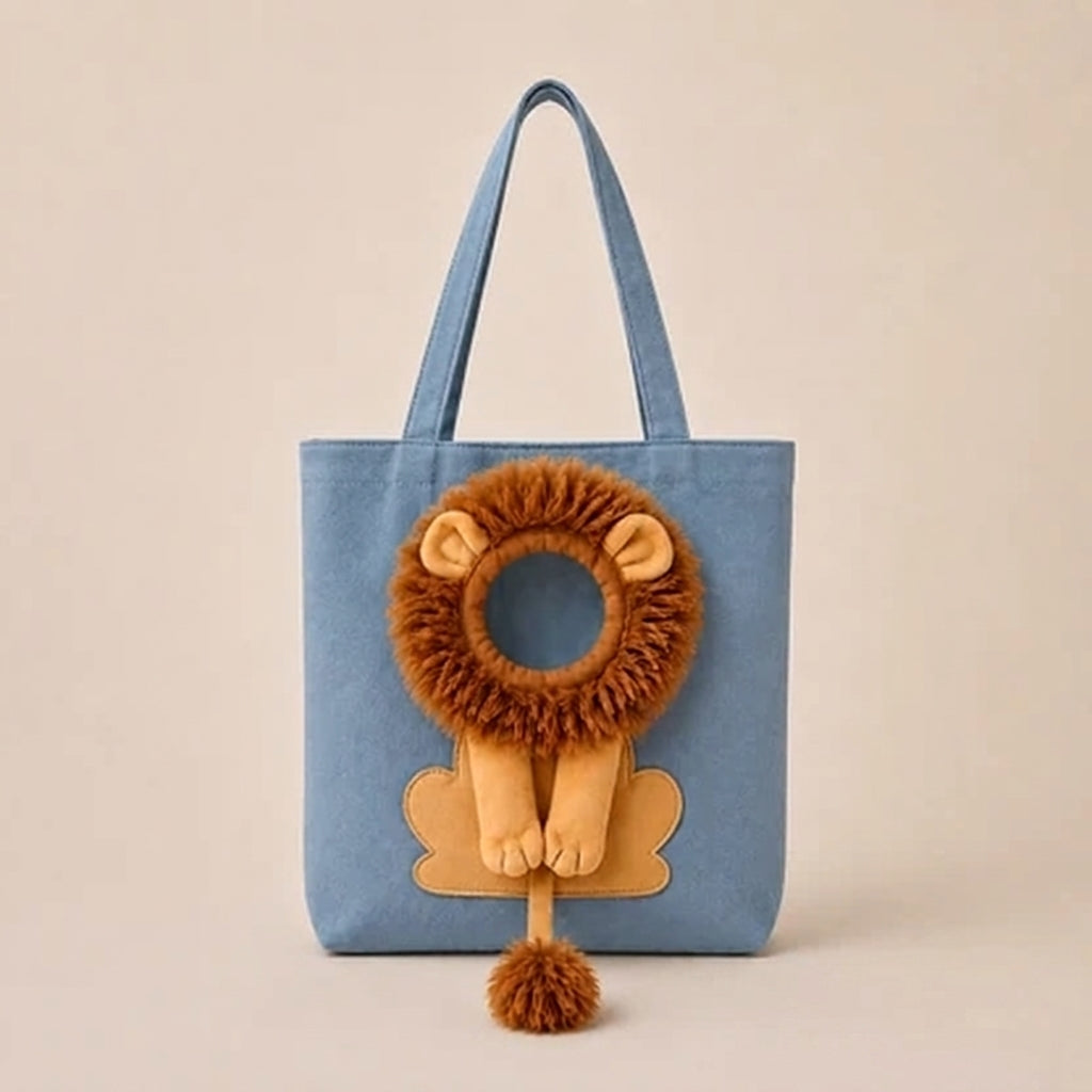 Lion Shaped Cat Carrier Bag