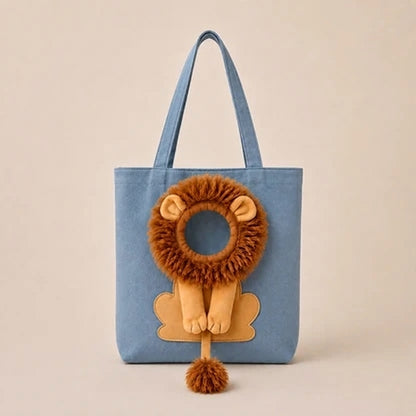 Lion Shaped Cat Carrier Bag